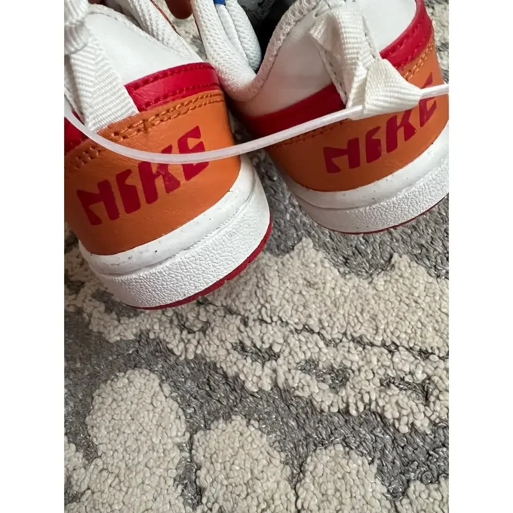 NEW❤️Nike Court Borough Low 2 'Sail Hot Curry' sz12